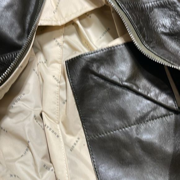 Rudsak brown leather never worn mini duffel bag purse. Stunning leather - Picture 6 of 6